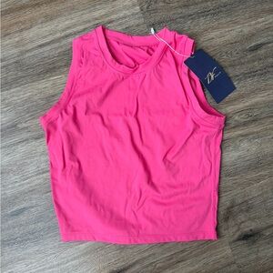 Vibrant Pink Tank Top by Dragon Fit